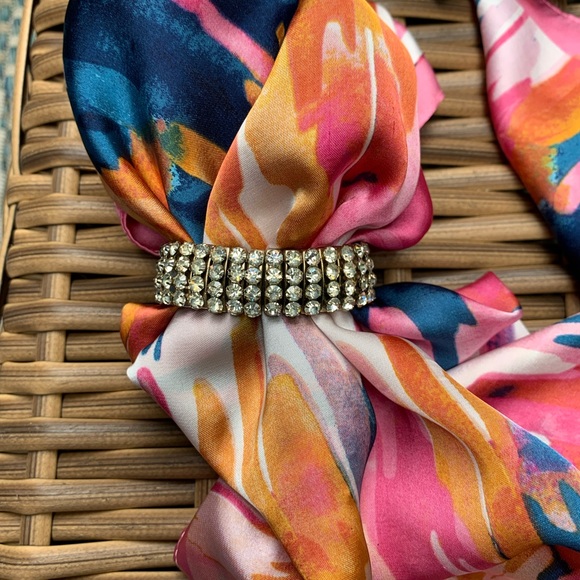 Vintage rhinestone bracelet. Circa 1960s - Picture 3 of 6